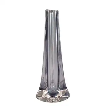 Whitefriars #9570 Baxter Lilac Cased Glass Three Sided Vase