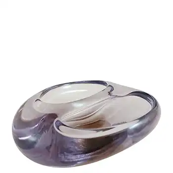 Zelezny Brod Sklo Czech Purple / Lilac Glass Bowl