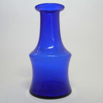 Alsterfors #AV281/17 Scandinavian / Swedish Blue Glass Vase