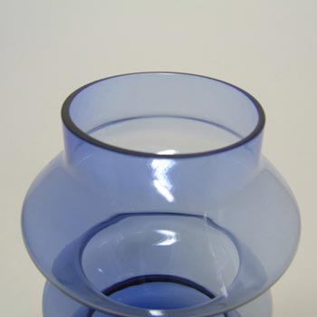 Aseda Swedish Blue + Red Glass Vase by Bo Borgstrom