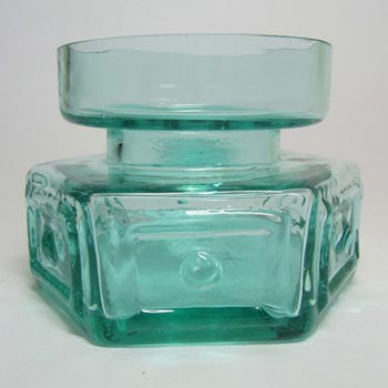 Dartington #FT88 Frank Thrower 1960's Panel + Spot Glass Vase