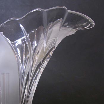 1930's Walther & Söhne Art Deco Glass 'Greta' Vase