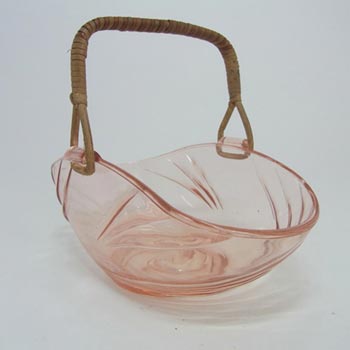Walther & Söhne Art Deco Pink Glass 'Viktoria' Bowl