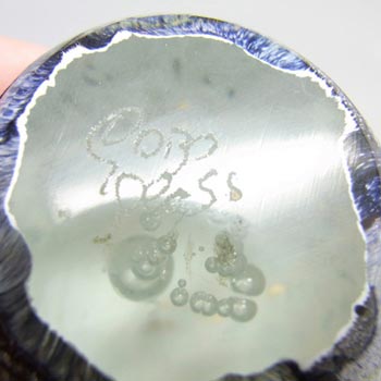 Gozo Glass 'Seashell' Paperweight - Signed + Labelled