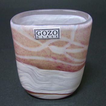 Gozo Maltese Glass 'Sunshine' Vase - Signed + Labelled
