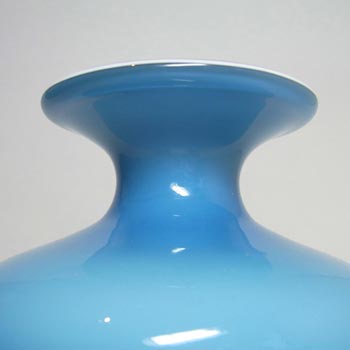 Holmegaard Carnaby Blue Glass Vase by Per Lutken