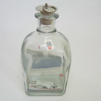 Holmegaard Danish Glass Bottle/Decanter - Labelled