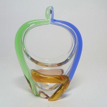 Bohemian Mstisov Glass Rhapsody Bowl by Frantisek Zemek