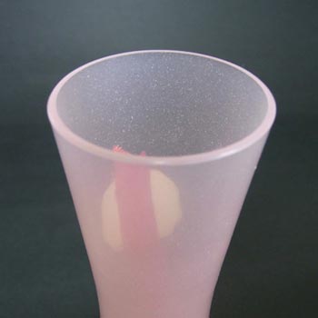 Portieux French Pink + Opaline Glass Vase - Labelled
