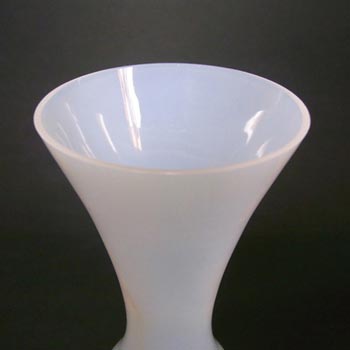 French or Italian Opaline/Opalescent White Glass Vase