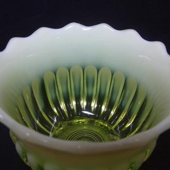 Davidson 1900s Yellow Vaseline/Pearline Glass Bowl/Dish