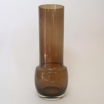 Riihimaki #1483 Riihimaen Lasi Oy Brown Glass Vase