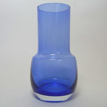 (image for) Riihimaki #1483 Riihimaen Lasi Oy Blue Glass Vase