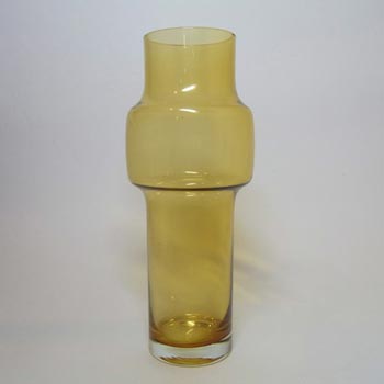 Riihimaki #1481 Riihimaen Lasi Oy Finnish Amber Glass Vase