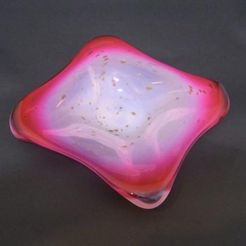 (image for) Fratelli Toso Murano Aventurine Opalescent Glass Bowl