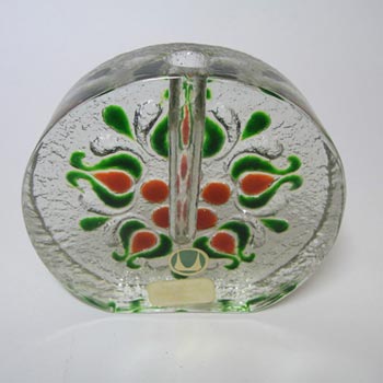 Large Walther Glas German Solifleur "Wheel" Glass Vase