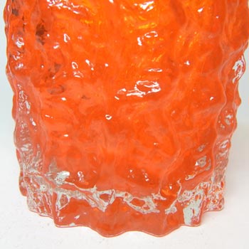 Whitefriars? #M31 Baxter Tangerine Glass Textured Bark Tumbler