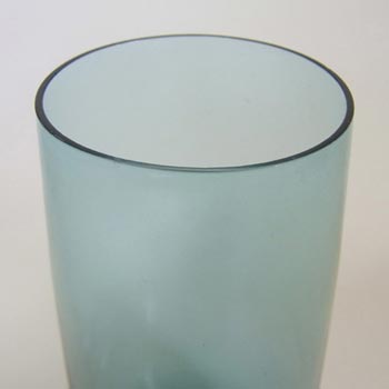 Afors 1960's/70's Swedish Blue Glass Vase - Labelled