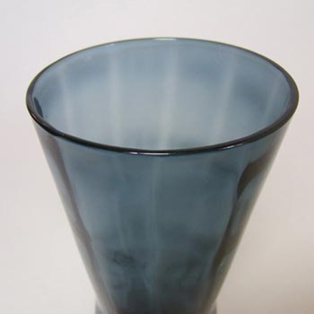 Alsterfors #AV422 Swedish / Scandinavian Blue Glass Vase - Labelled