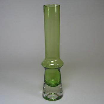 Aseda Swedish Green Glass Vase by Bo Borgstrom #B5/132
