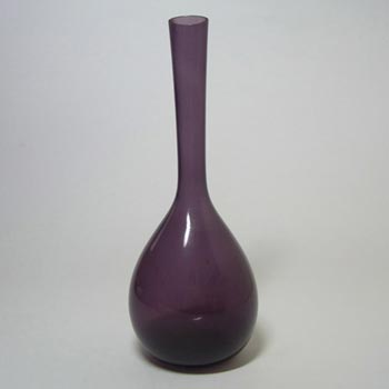 Elme Swedish/Scandinavian Purple Uncased Glass 9.5" Vase