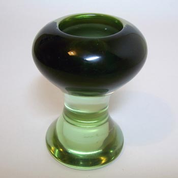 Cenedese Murano / Sommerso Glass Candlestick - Signed