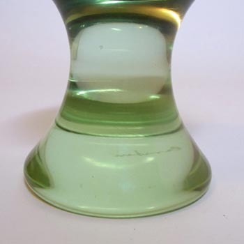 Cenedese Murano / Sommerso Glass Candlestick - Signed