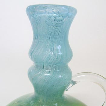 Ekenas Blue + Green Glass Candlesticks John-Orwar Lake