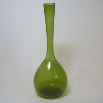 Elme Swedish / Scandinavian Green Uncased Glass 13" Vase