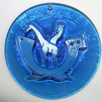 (image for) Holmegaard Michael Bang Blue Glass Noahs Arc Suncatcher