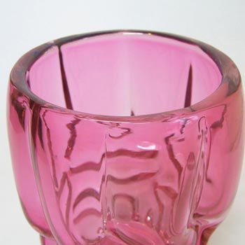 Czech Crystalex/Bor Glass Vase by Pavel Hlava c. 1968