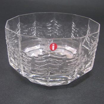 Iittala Glass 'Kuusi' Sugar Bowl by Jorma Vennola #2416