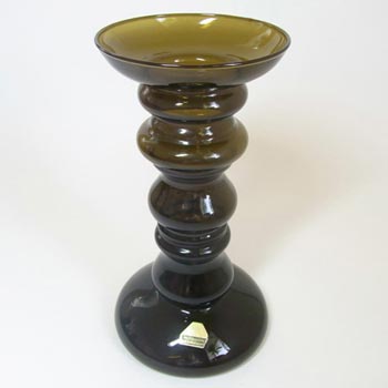Ingrid/Ingridglas Green Glass Vase/Candlestick - Label