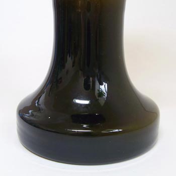 Ingrid/Ingridglas 1970's Green Glass Vase - Labelled