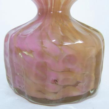 Mdina Maltese Pink + Peach Glass Vase - Signed
