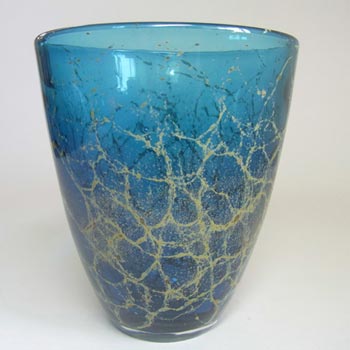 Mdina Blue & Yellow Maltese Glass Vase