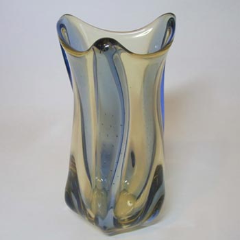 Czech Mstisov Glass Pizzicato Vase by Hana Machovská