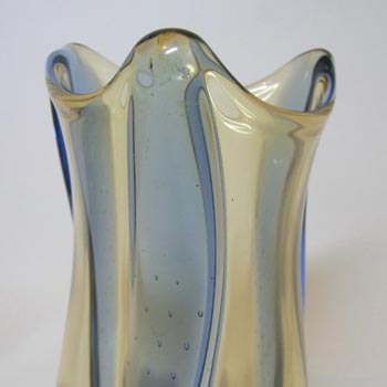 Czech Mstisov Glass Pizzicato Vase by Hana Machovská
