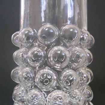 Pukeberg Swedish Textured Glass Vase - Labelled