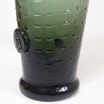 Reijmyre Swedish Smoky Textured Glass Vase - Labelled