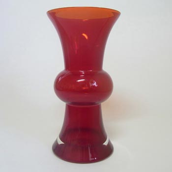 Riihimaki/Riihimaen Lasi Tamara Aladin Red Glass Vase