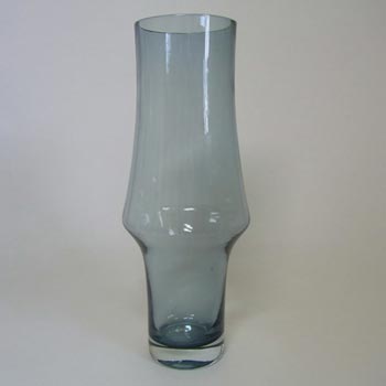 (image for) Riihimaki #1377 Riihimaen Lasi Oy Blue Glass Vase