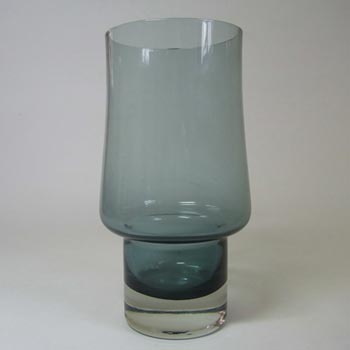 Riihimaki / Riihimaen Lasi Oy Finnish Blue Glass Vase