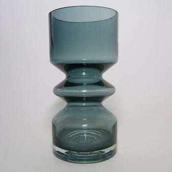 Riihimaki #1472 Riihimaen Tamara Aladin Blue Glass Vase