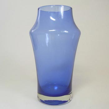 (image for) Riihimaki #1581 Riihimaen Lasi Oy Blue Glass Vase