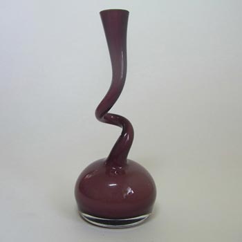 Normann Copenhagen Scandinavian Purple Cased Glass Vase