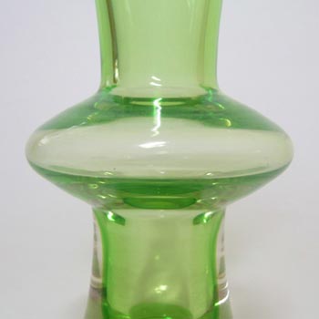 Sea Glasbruk/Kosta 1970's Swedish Green Glass Vase
