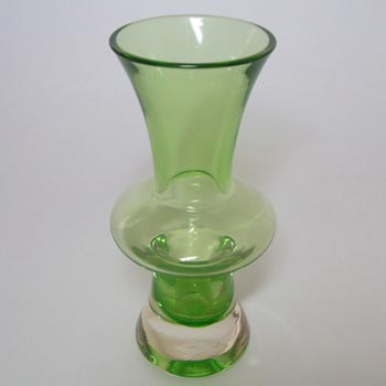 Sea Glasbruk/Kosta 1970's Swedish Green Glass Vase