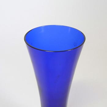 Sea Glasbruk/Kosta 1970's Swedish Blue Glass Vase