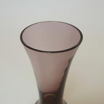 Sea Glasbruk 1970's Swedish Purple Cased Glass Vase